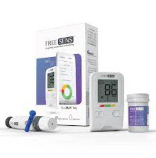 تصویر از دستگاه تست قند خون فری سنس free sens